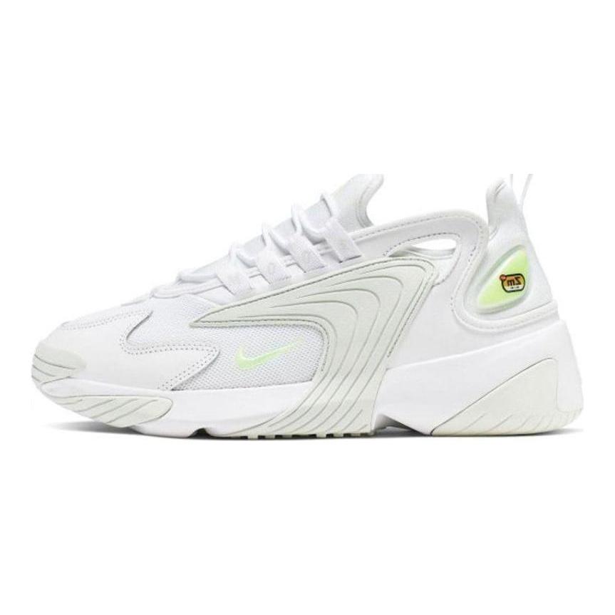 Nike Женские кроссовки Zoom 2K White Barely Volt повседневные AO0354-104