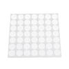 490 Pcs Silicone Bumper Pad 15x1mm Clear Self Adhesive Bumper Glass Table Top Anti Slip Pad for Furniture