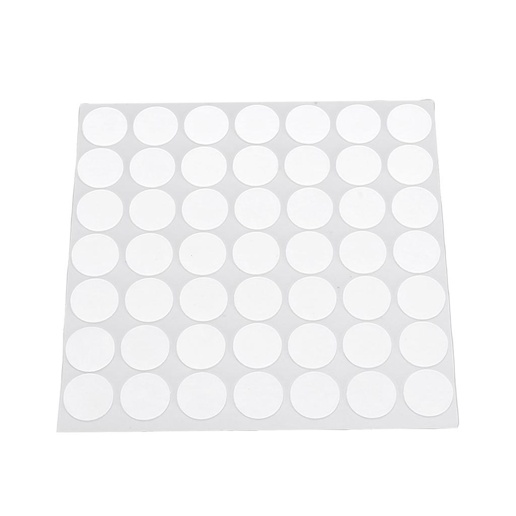 490 Pcs Silicone Bumper Pad 15x1mm Clear Self Adhesive Bumper Glass Table Top Anti Slip Pad for Furniture