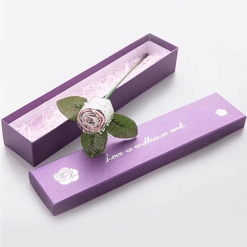 Elegant Mulberry Silk Scarf Flower Gift