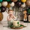 Children'S Birthday 1-Year-Old Lion-Crown Decoration, Birthday Border Crown Party Decoration Supplies