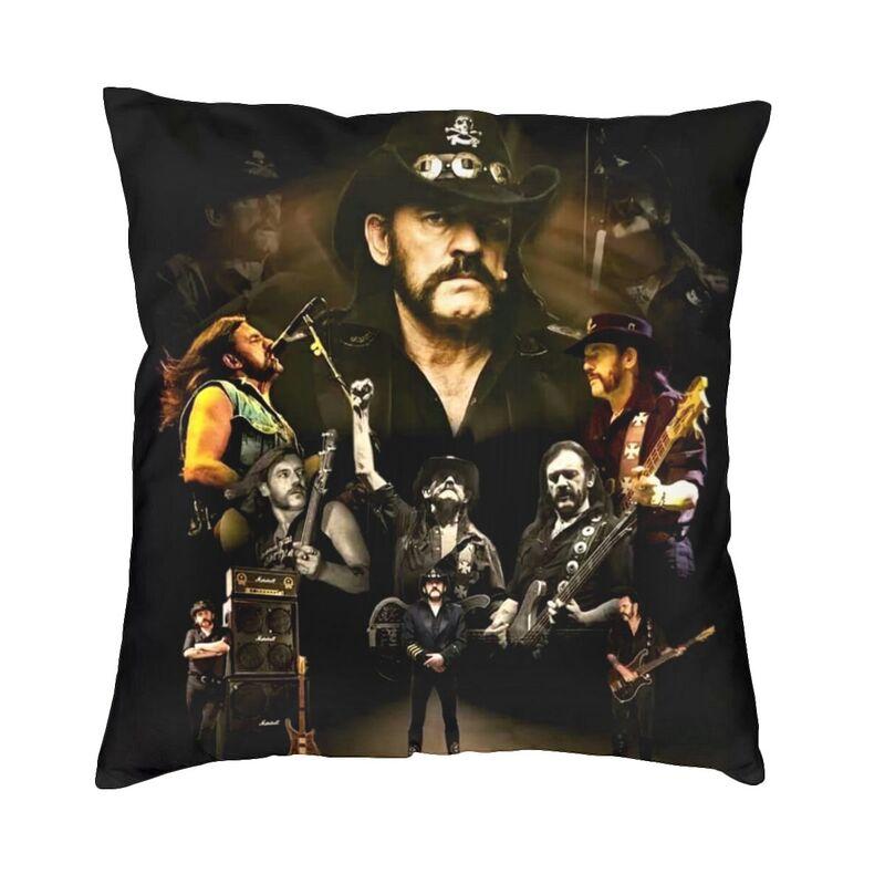 Hot Sale Retro Rock Singer Lemmy Cushion Cover cm Velvet Throw Pillow Case for Living Room Sofa Bedding Pillowcase