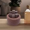 Wooden Aromatherapy Diffuser Round Car Essential Oil Diffuser Natural Wood Stick Fragrance Expanding Base Home Office Desktop Decoration