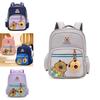 Kids Cartoon Capybara Backpack With Large Capacity And Padding For Elementary School Students