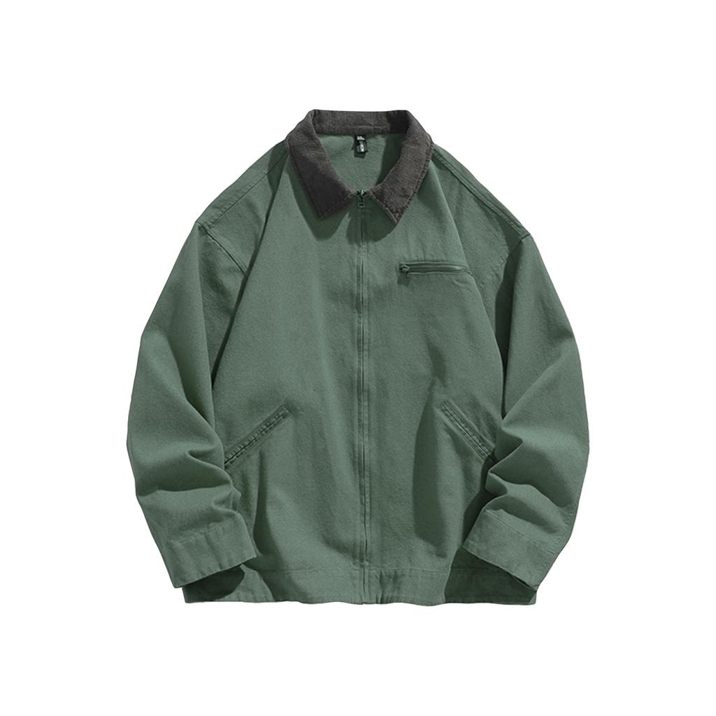 Men's Solid Color Camouflage Outdoor Sports Jacket Men's Pocket Button Casual Jacket