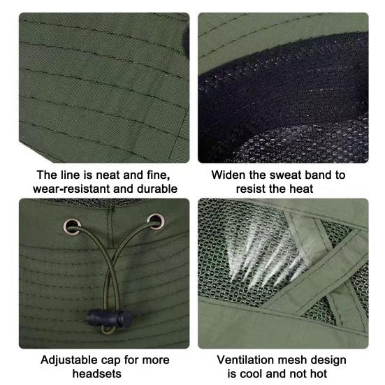 Рыбацкая шляпа регулируемый размер защита от ультрафиолета дышащий солнцезащитный козырек куполообразный бассейн шнуровка дизайн мужчины женщины открытый шляпа