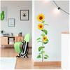 [Q5982] - Yellow Green 'Sunflower' Sticker Sheet - 20x70 Cm
