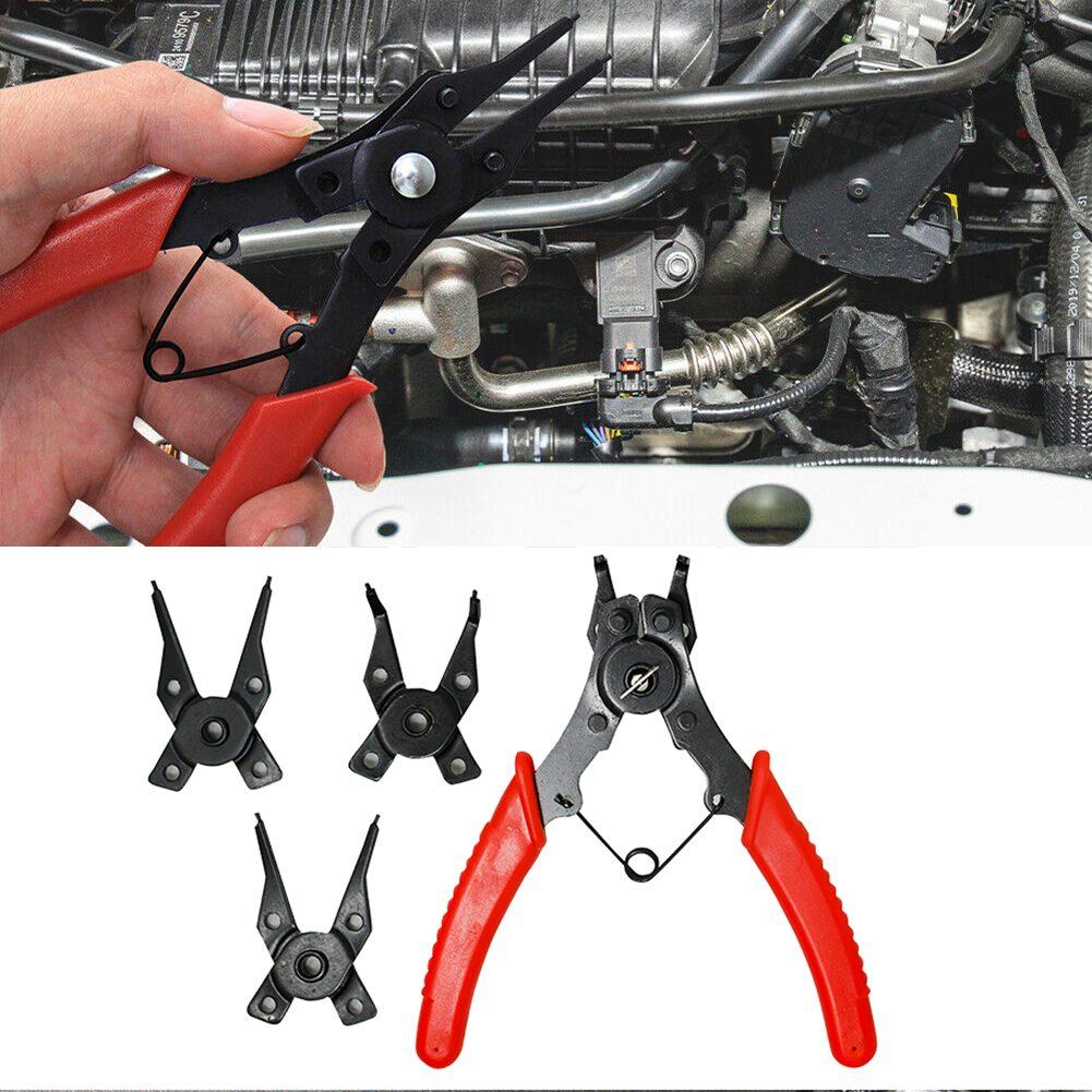 Абсолютно новый хороший эффект прямые головки автозапчасти градус изогнутая головка комплект плоскогубцы стопорное кольцо инструмент водонепроницаемые автомобильные аксессуары