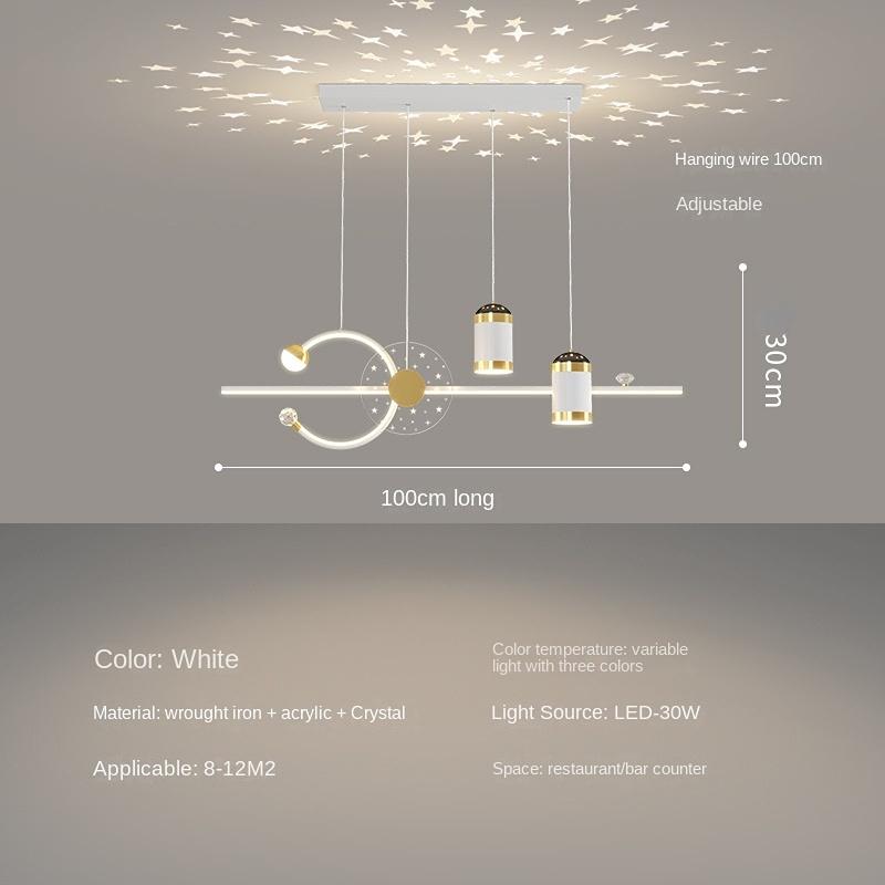Столовая Звездное небо Бытовая подвесная лампа Минималистский подвесной светильник для ресторана