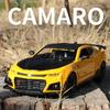 1:24 Chevrolet Camaro Металлическая литая модель игрушечного автомобиля Звук и свет Оттянуть назад Металлический автомобиль Коллекция Симуляция Подарки Игрушки Мальчик