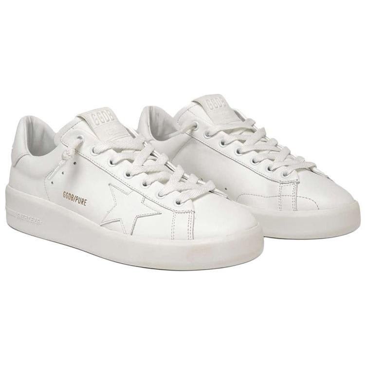 GOLDEN GOOSE Purestar Стильные низкие кеды для скейтбординга Женские Белые G36WS603.A2