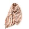 Medium To Long Thick Scarf Sweet and Warm Imitation Cashmere Scarf Plaid Shawl Scarf