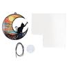 Cat Memorial Suncatcher Stained Glass Window Hanging Colorful UV Printed Acrylic Hanging Ornaments