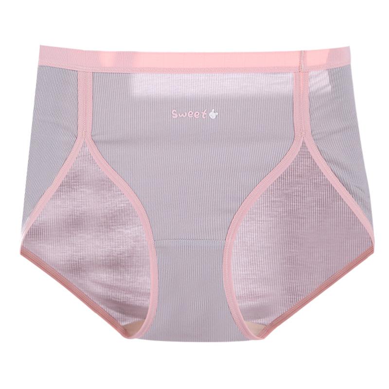 Minimalist Sporty Underpants High Slit Modal Women's Underwear Comfortable Breathable 5A Antibacterial Crotch Mid High Waist Panties