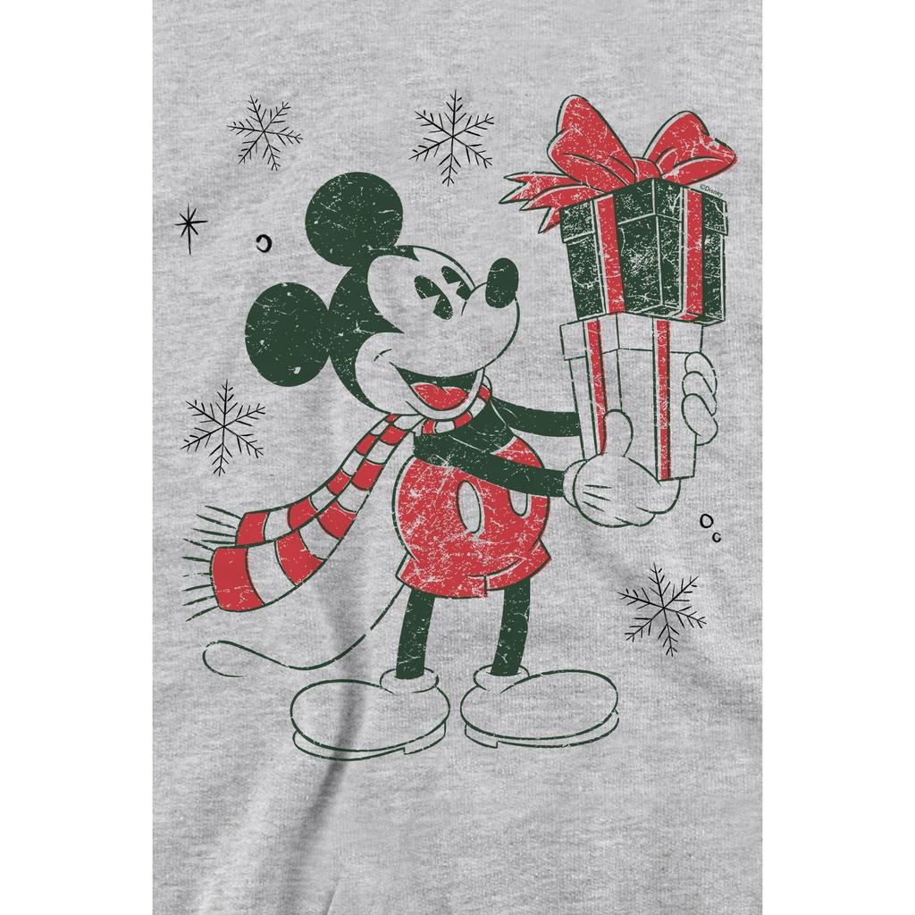 Disney Unisex Adult Mickey Mouse Present Christmas Sweatshirt