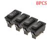 8 шт. Автомобильные универсальные 5-контактные перекидные переключатели питания блокировки дверей/стеклоподъемников постоянного тока 12 В/20 А