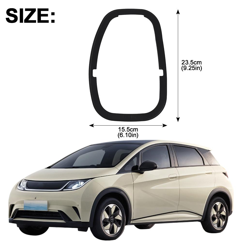 Для BYD Dolphin EV Car Зарядное кольцо Пылезащитная заглушка Защитные уплотнительные кольца Водонепроницаемый пылезащитный силиконовый чехол Аксессуар