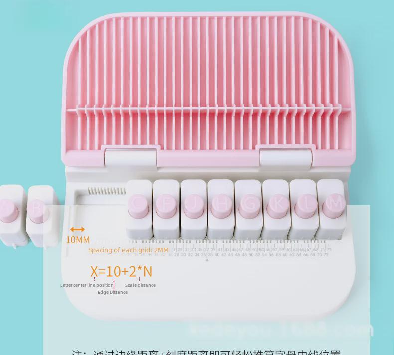 Машина для тиснения букв KEDEYU DIY для поздравительных открыток ручной работы с набором из 26 букв