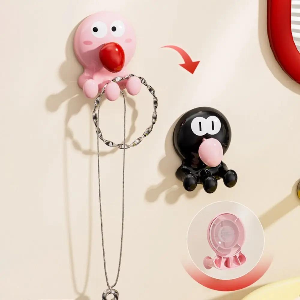 2/3 шт. Мультяшный осьминог крючки с присоской бесследная вешалка для полотенец крючки для хранения общежития