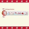 4pcs Acrylic Straight Ruler Measurement Drawing Stationery Set Square Protractor  School Office