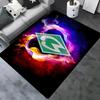 Werder Bremen Logo Pattern Print Flannel Area Rug Football Club Design Soft Comfortable Floor Mat For Living Room Bedroom