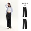 Semir Women's Pure Cotton Pleated Wide-Leg Pants with Belt