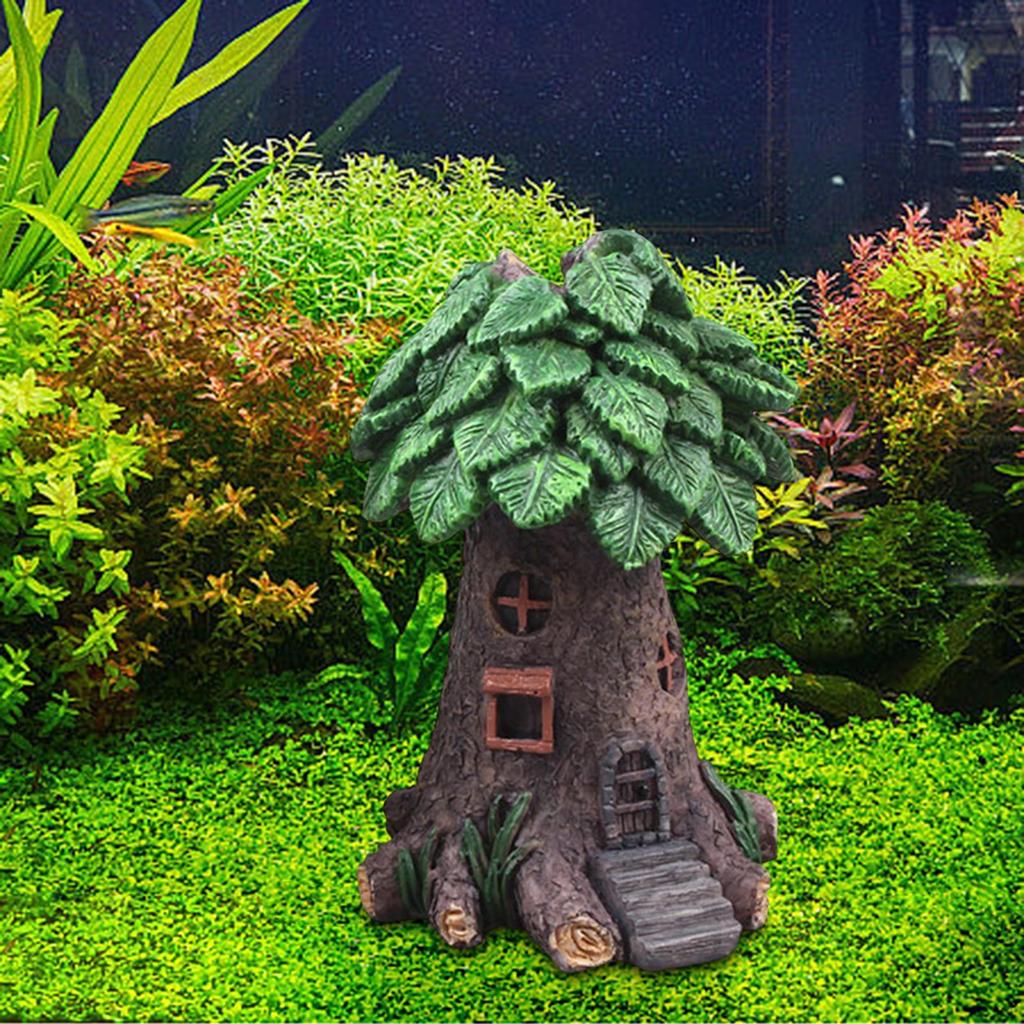 Aquarium Decoration Decor Flower Pots Statue Versatile Decorative Landscape Figure Simulation