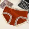 Panties Female Big Red Underwear for The Comfortable Seamless Luxury Soft Friendly Lightweight Breathable Mid Waist Girls' Triangle Briefs Lingerie