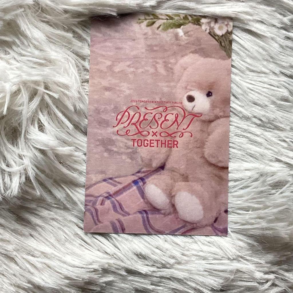 [USED] TXT SBS MOAZONE FANLIVE Sanok Taehyung Trading Card