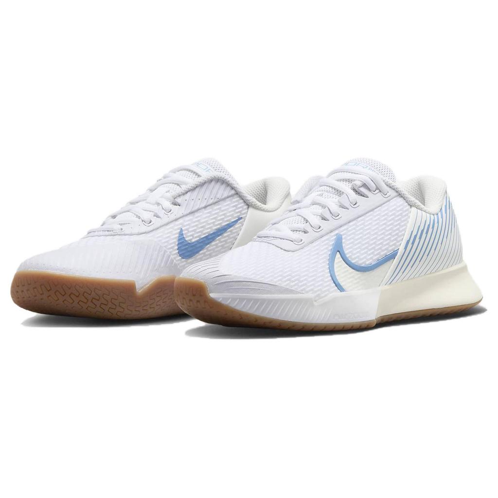 Nike Court Air Zoom Vapor Pro 2 HC White Light Blue Women Sneakers Sail Gum-Light-Brown DR6192-106