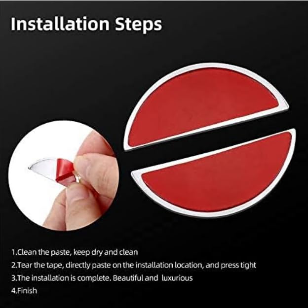 AEEIX Bling Handle Logo Cap for Nissan DIY Diamond Crystal Emblem Accessories Interior Decoration