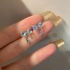 Серьги-бантики Moonlight Stone Love Super Fairy Star Earrings Temperament Universal Earrings Sweet Earrings