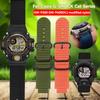 Для Casio G-SHOCK Нейлоновый холщовый ремешок для часов 3410 GW9400 GW-9400 GW9300 GW-9300 Ремешок для часов Браслет Модифицированный 16 мм Спортивный ремешок