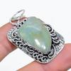 Natural Aquamarine Gemstone Handmade 925 Sterling Silver Gift Pendant 1.89" B8v28