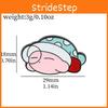 Cute Cartoon Kirby Brooch Creative Alloy Milk Tea Cup Cowboy Kirby Bag Accessory Pin