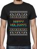 Футболка Happy Holigays Rainbow Gay Lesbian Ugly Christmas Pride