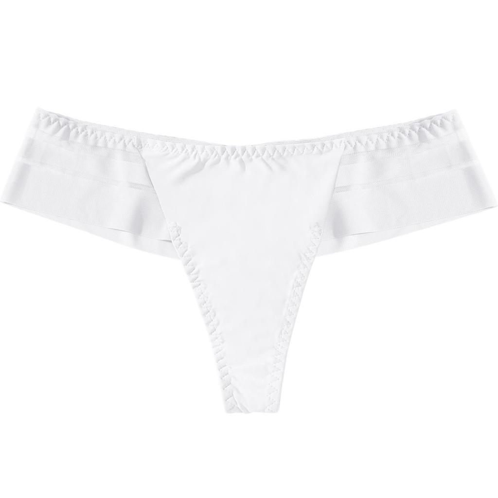 Европейские и американские женские бесшовные спортивные трусы для йоги из ледяного шелка с низкой талией