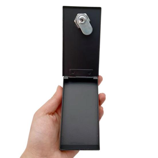 Коробка для денег для азартных игроков Банк для победителей Портативный металлический сейф с ключевым замком Карманная копилка для денег казино для безопасности Деньги на дорогу домой