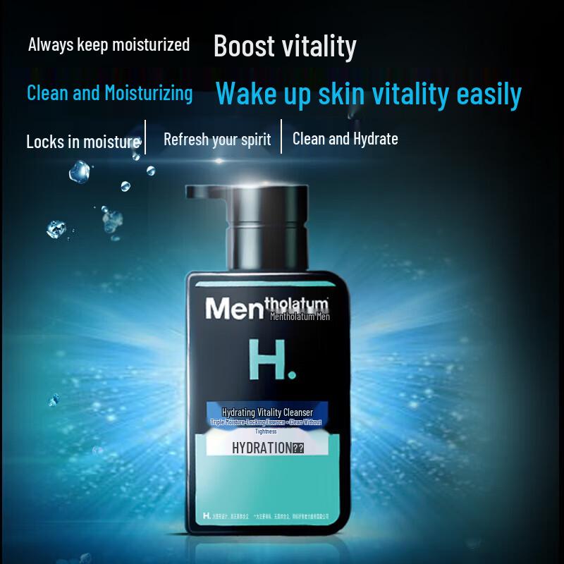 Mentholatum Men's Moisturizing Energizing Cleanser