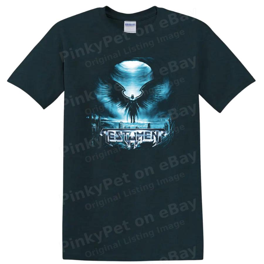 Testament Metal Wings T Shirt Heavy Graphic Band Tee Dark Fantasy Art