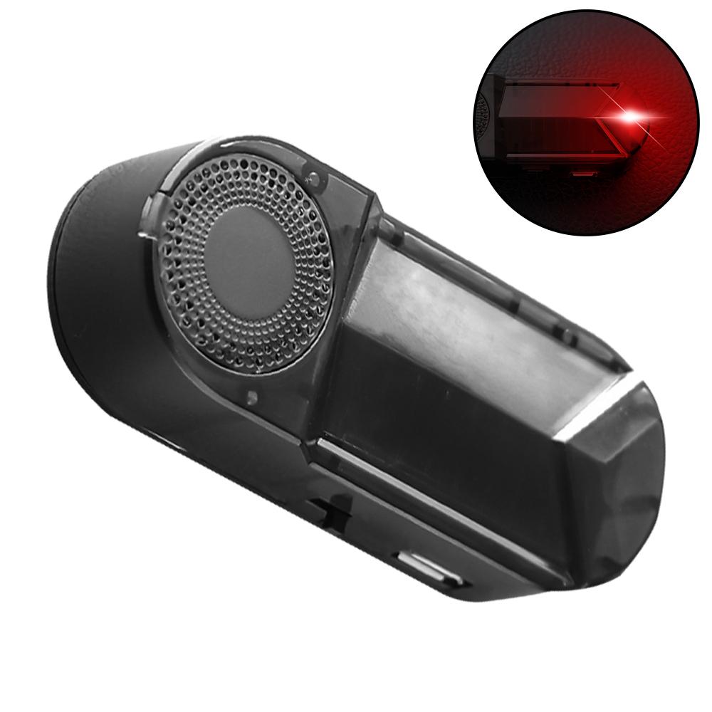 LED Car Fake Security Light Solar Powered Simulated Alarm Wireless Warning Anti-Theft Lamp with Air Freshener Function