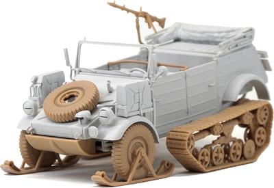 GSI Creos Monmodel Масштаб 1/35 Немецкий Pkw.K1 Kubelwagen Тип 155 Полугусеничный Пластиковая модель MVS018 (Военная техника)