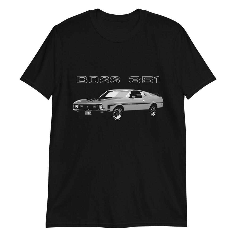 Third Gen Foxbody White Mustang Short-Sleeve Unisex T-Shirt