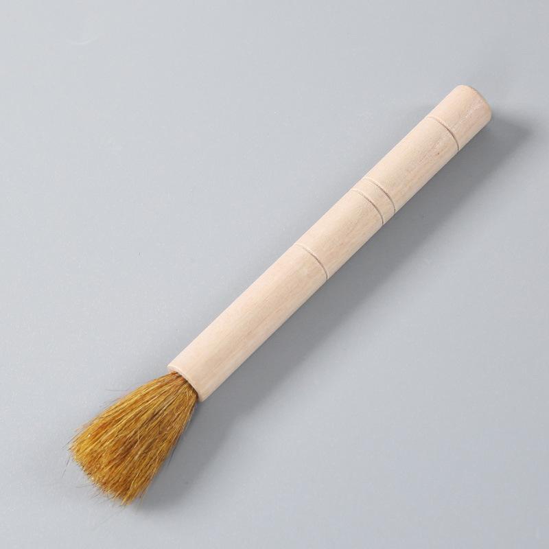 Щетка для чистки деревянного подноса для чая Чайная щетка для подноса для чая Стол для чистки чашек и тарелок Инструмент для чистки чайника Ручка для горшка Аксессуары для чайной церемонии