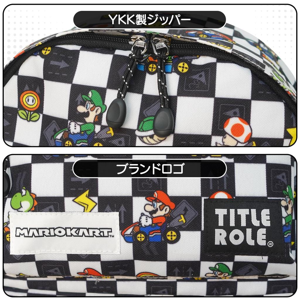 Рюкзак Mario Kart Kids Mario Luigi Goods Большая емкость B5 Storage Белый F [Заглавная роль]