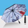 Fold Manual Umbrella All-weather Umbrella Men's Women Windproof Uv Resistant Beach Girl Parasol Folding Parasol