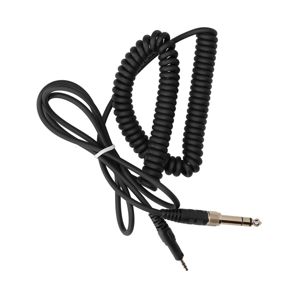 Stretchable Spring Headphone Audio Cord Replacement for ATHM50X M40X