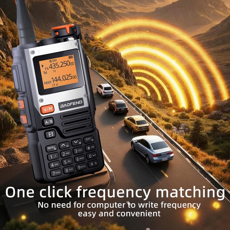 Baofeng UV-K61 scanning frequency AM 999 car walkie talkie air frequency wireless handheld two-way radio analog Type-C GMRS