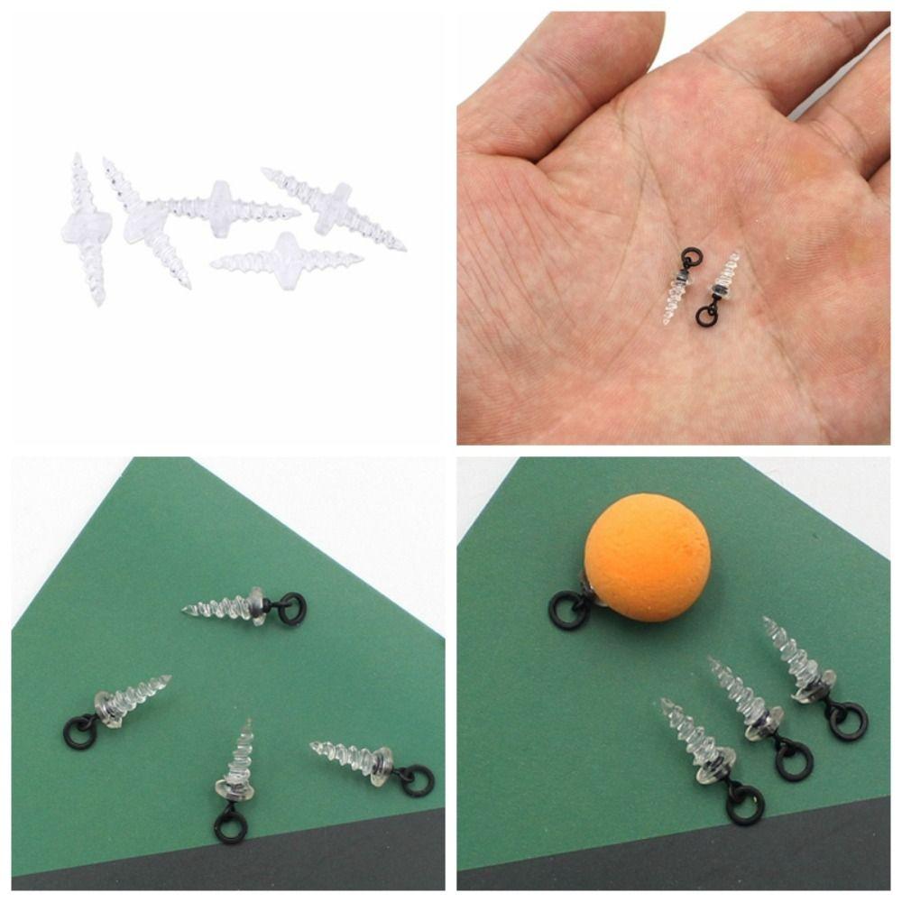 10PCS/20PCS Pop UP Boilies Stop Screw Swivel Boilie Screw for Hair Chod Ronnie Rig