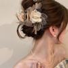Сетка Цветок Лист Заколка для прически: Ретро аксессуар для волос в стиле Мори-гёрл с акулой